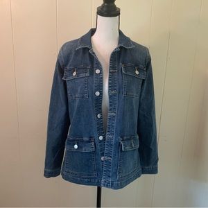 Blue Denim Jean Jacket Small